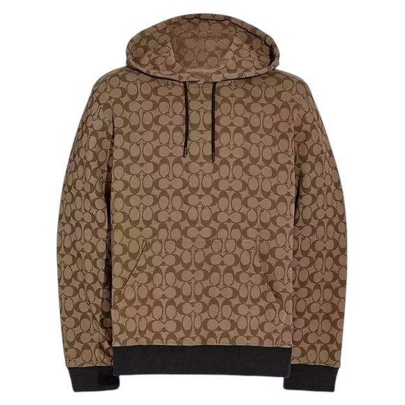 COACH Allover Signature Monogram Hoodie - Picture 1 of 11